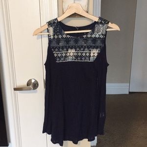 Lucky Brand beaded tank